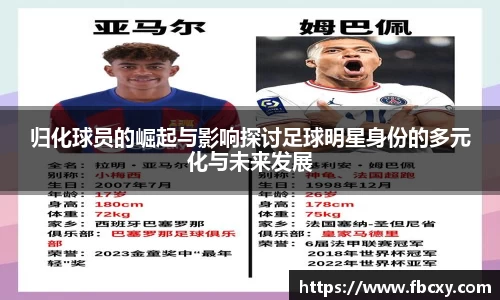 归化球员的崛起与影响探讨足球明星身份的多元化与未来发展